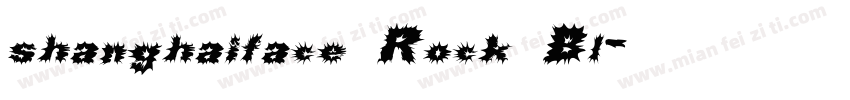 shanghaiface Rock Bl字体转换